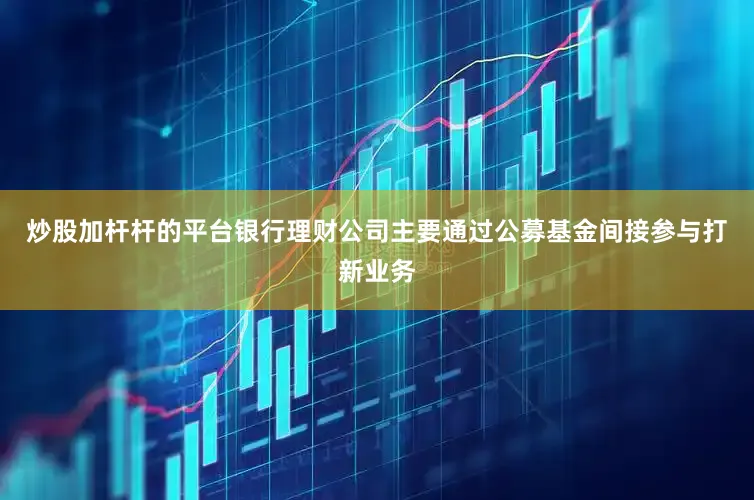 炒股加杆杆的平台银行理财公司主要通过公募基金间接参与打新业务